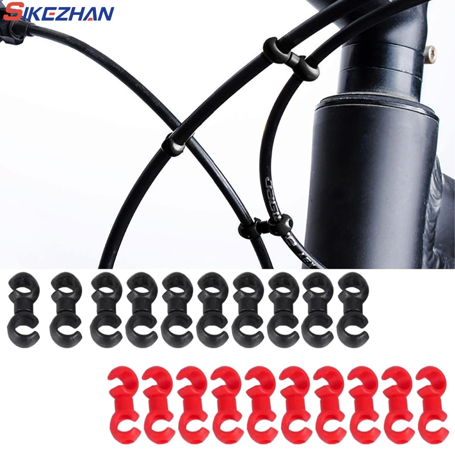 Cycling Gear Parts - 10 unids/set Clips de línea cruzada