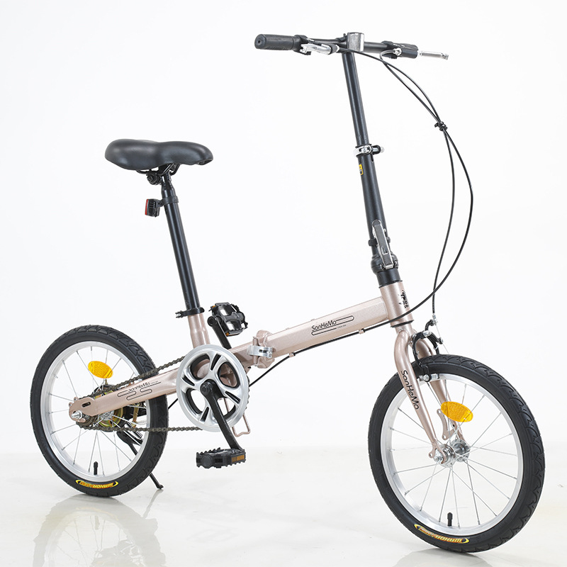 Cycling Gear For Commuting - Bicicleta Plegable Sanhema de 16 Pulgadas,