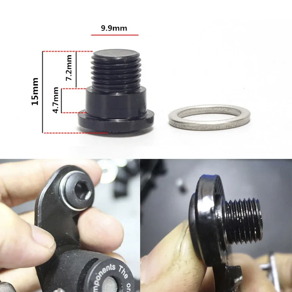 Cycling Gear Hanger - Pernos de fijación del desviador trasero