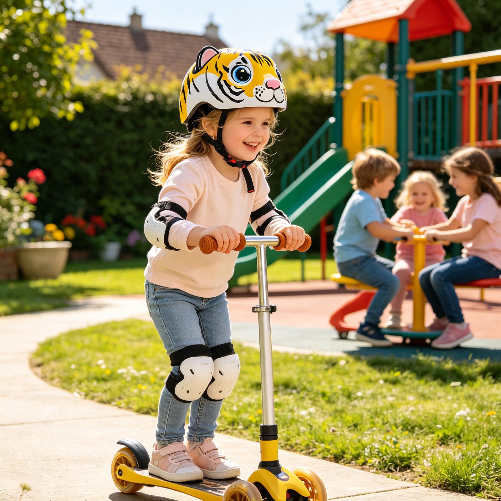 Cycling Gear For Commuting - Casco para niños con diseño de