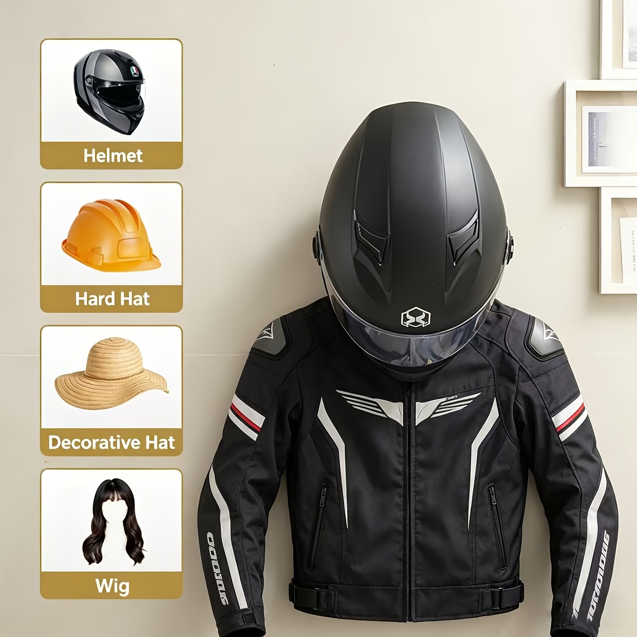 Soporte para Casco de Motocicl - Cycling Gear Wall Storage reseña y precio