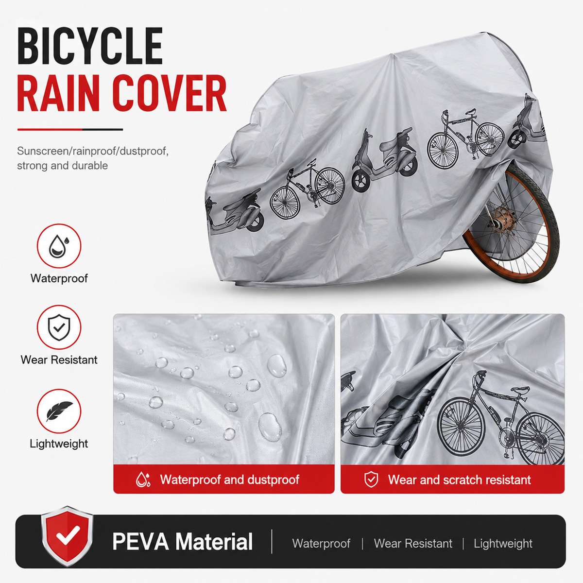 PINMOAP - Funda impermeable un - Cycling Gear Travel Bag reseña y precio