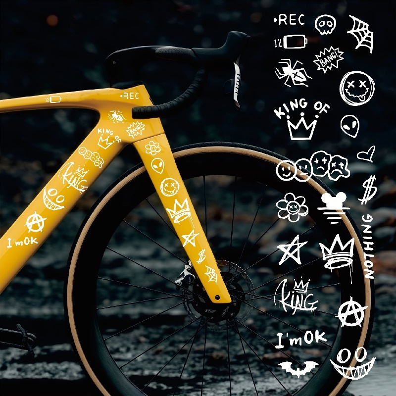1 set de pegatinas de grafiti  - Cycling Gear Travel Bag reseña y precio