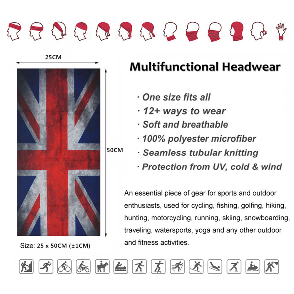 Bandanas multifuncionales con  - Womens Cycling Gear Uk reseña y precio