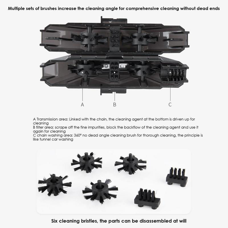 Limpiador magnético fuerte par - Bike Chain Cleaner reseña y precio